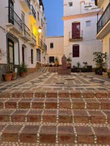 Cosy streets in the evening